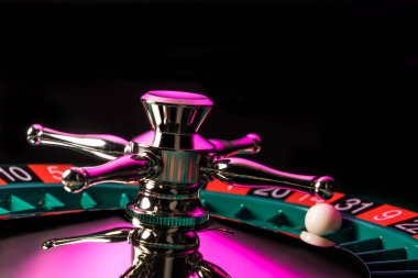 Kumarhanedeki rulet masası Seçici Odak