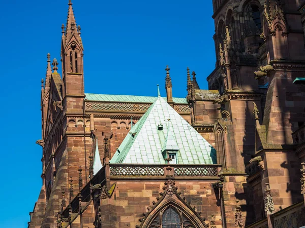 Notre Dane Strasbourg Cathedral Alsace France — Stock Photo, Image