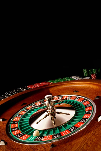 Roulette Table Close Casino Selective Focus — Stock Photo, Image