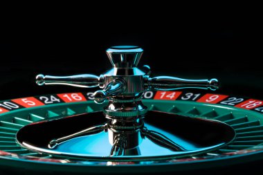 Kumarhanedeki rulet masası Seçici Odak