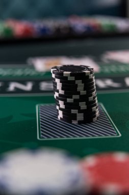 Bir Casino Black Jack masası. 