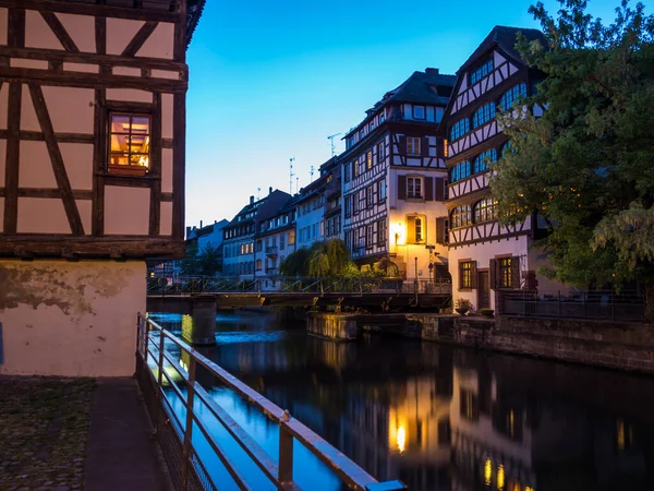 Petite France Area Estrasburgo Alsácia — Fotografia de Stock