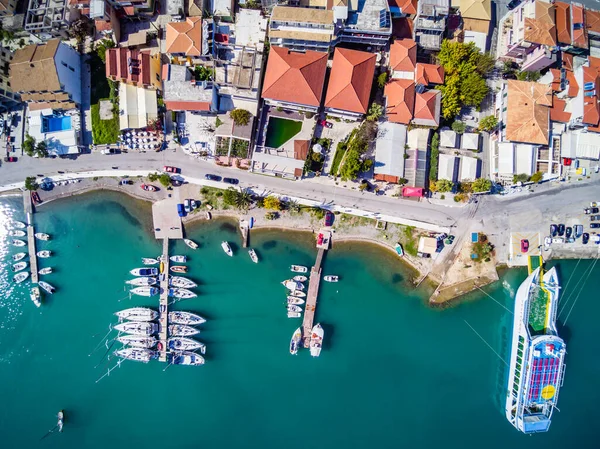 Nidri Nin Lefkas Yunanistan Daki Hava Manzarası — Stok fotoğraf