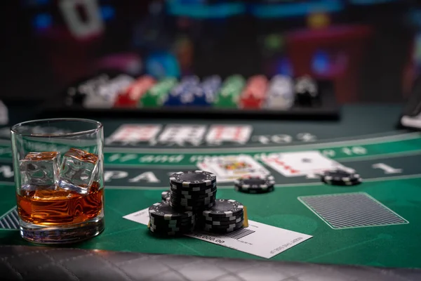 Casino Black Jack Table — Stock Photo, Image