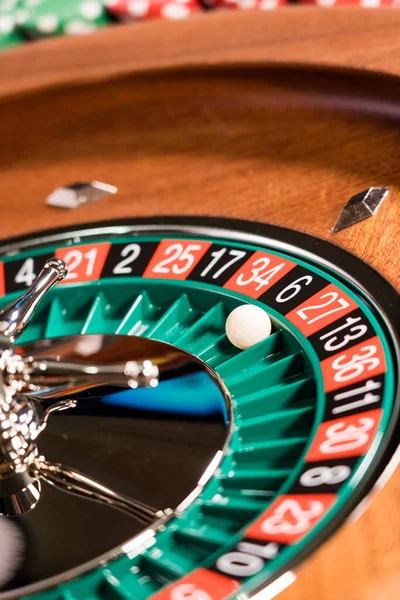 Roulette table close up at the Casino - Selective Focus