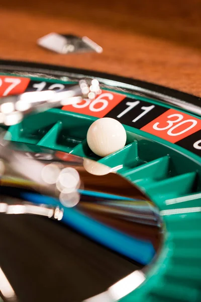 Roulette table close up at the Casino - Selective Focus