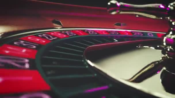 테이블 슬로우 포커스 Casino Selective Focus — 비디오