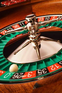 Kumarhanedeki rulet masası Seçici Odak