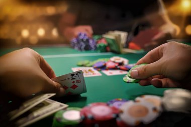 Kumarhanede yüksek bahisli poker oyunu