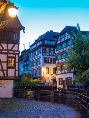 Strazburg Alsace 'deki Petite France bölgesi