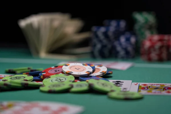 High Stakes Poker Spel Het Casino — Stockfoto