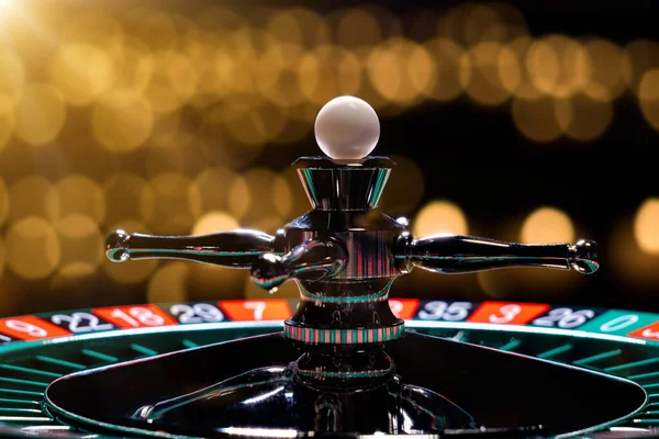 Roulette table close up at the Casino - Selective Focus