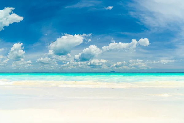 Wit Zand Geweldig Tropisch Strand — Stockfoto