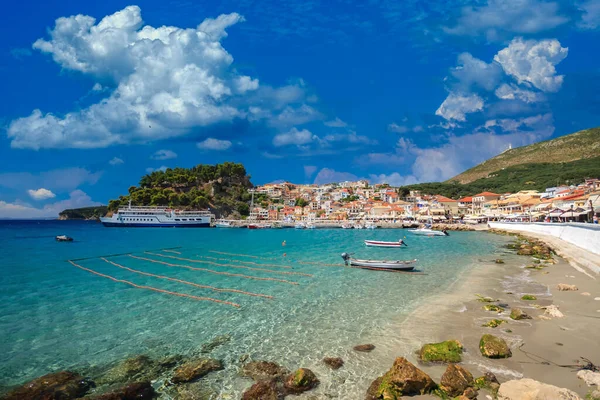 Greek Village Parga Epirus — Stock Photo, Image