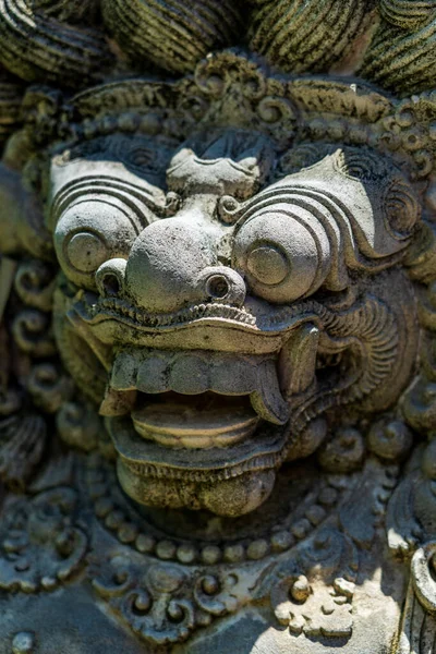 Staty Vid Templet Bali Indonesien — Stockfoto