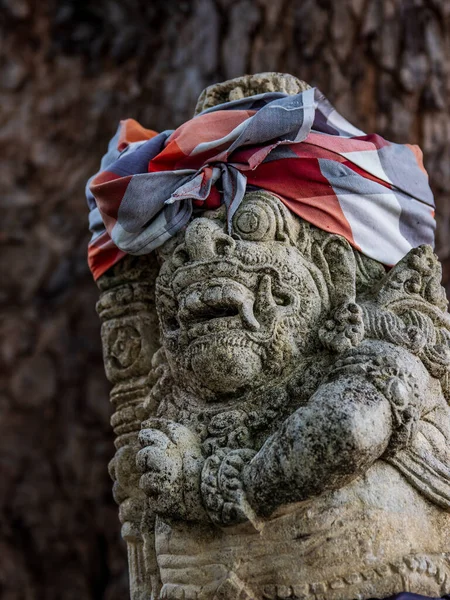 Statue Temple Bali Indonesia — Stock Photo, Image