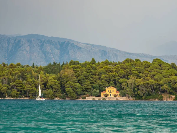 Курорт Нидри Греческом Острове Лефкас — стоковое фото