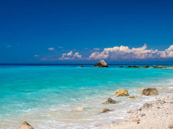 Avali Strand Lefkas Insel Griechenland — Stockfoto