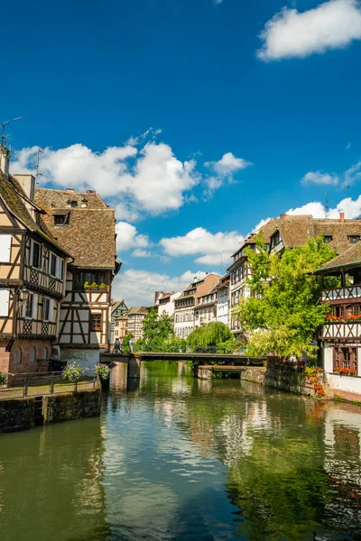 Estrasburgo Alsácia Petite França Area Summer Time — Fotografia de Stock