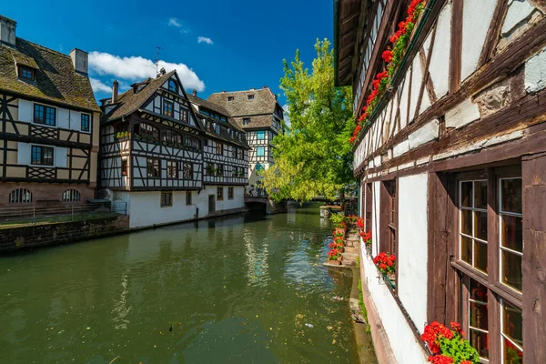 Estrasburgo Alsácia Petite França Area Summer Time — Fotografia de Stock