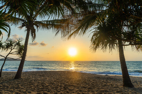 Lamai beach on Koh Samui island in Thailand