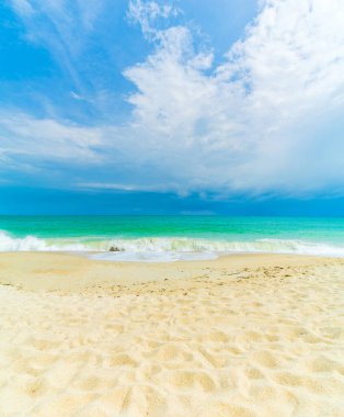Tayland 'daki Koh Samui adasındaki Chaweng plajı.