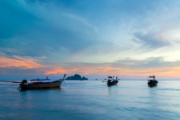 Coucher Soleil Nang Krabi Province Thaïlande — Photo