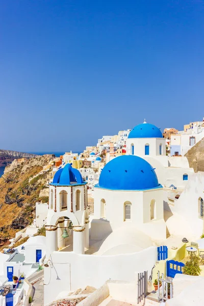 Vista Oia Nell Isola Santorini Grecia — Foto Stock
