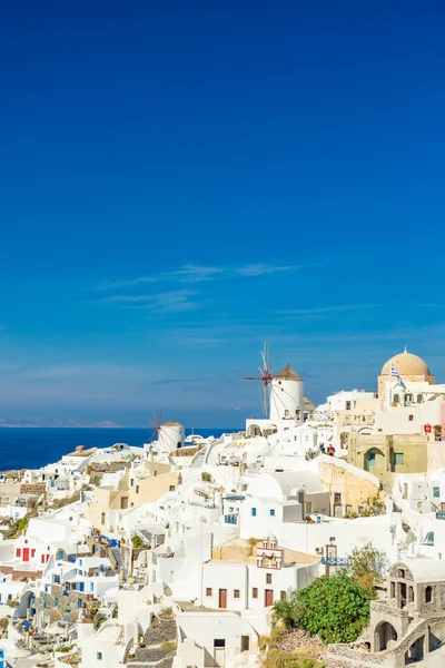 Vista Oia Isla Santorini Grecia —  Fotos de Stock