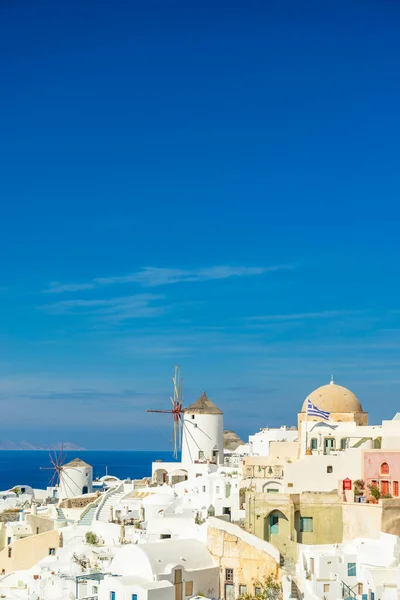 Vista Oia Isla Santorini Grecia —  Fotos de Stock