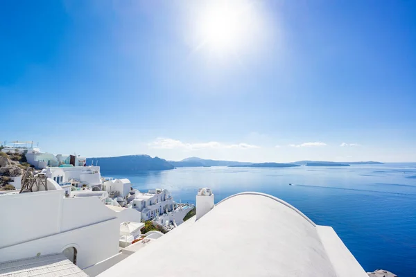 Vista Oia Isla Santorini Grecia —  Fotos de Stock