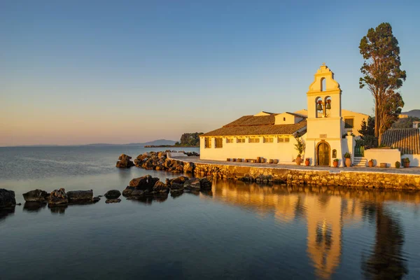 Korfu Vlacherna Kloster Grekland — Stockfoto