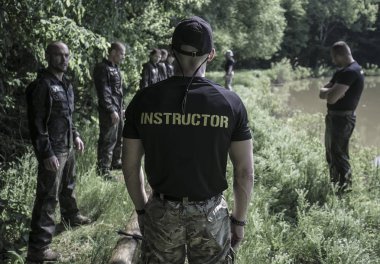 Macaristan, Orfu - 02 Mayıs 2018: Elite Challenge hem sivil ve özel kuvvetler seçim yoluyla almak için bir his denemek isteyen profesyoneller için tasarlanmış bir programdır