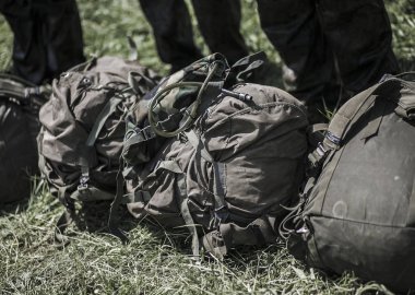 Macaristan, Orfu - 02 Mayıs 2018: Elite Challenge hem sivil ve özel kuvvetler seçim yoluyla almak için bir his denemek isteyen profesyoneller için tasarlanmış bir programdır