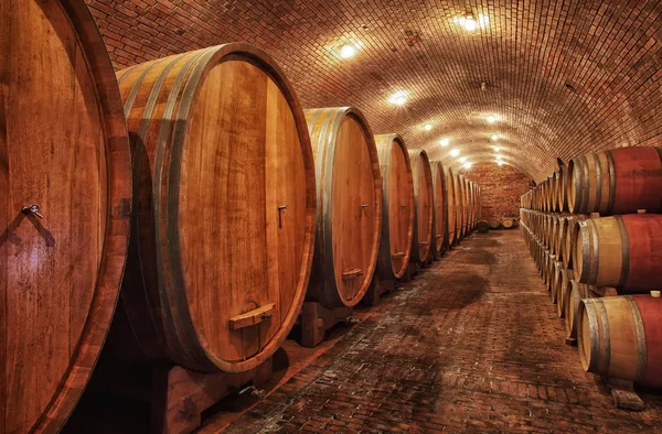 Wine Barrels Wine Vaults Order — Stock Photo, Image