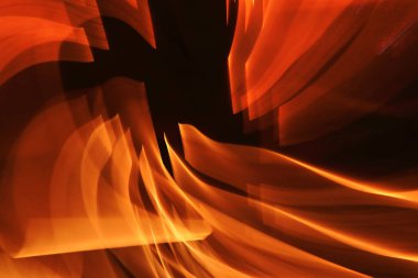 Soyut parlayan ışık hareketi arkaplan olarak kullanışlıdır