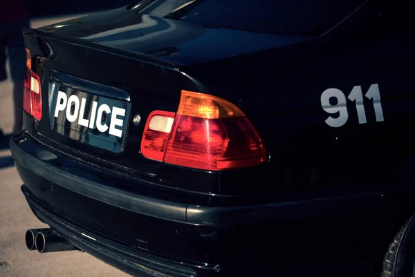 Detail American Police Car — Stock Photo, Image