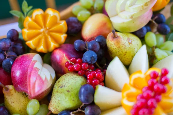 Colorful Varios Heap Fruits — Stock Photo, Image