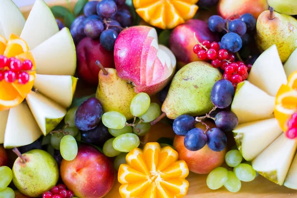 Kleurrijke Variëteiten Hoop Fruit — Stockfoto