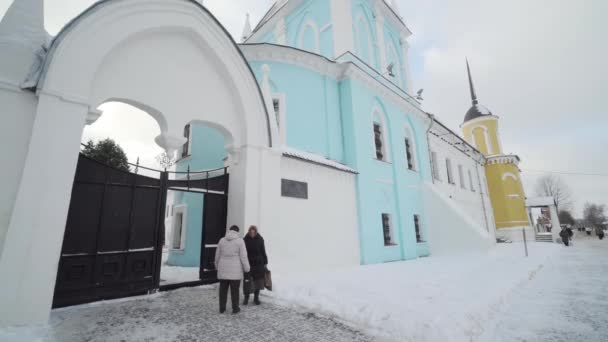 Kolomna Catedral del Kremlin — Vídeo de stock