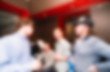 Müzikal grup performans Tema arka plan bulanıklık