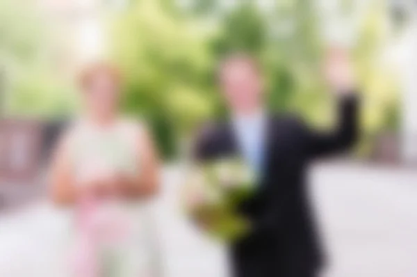 День свадьбы тема размытие фона — стоковое фото