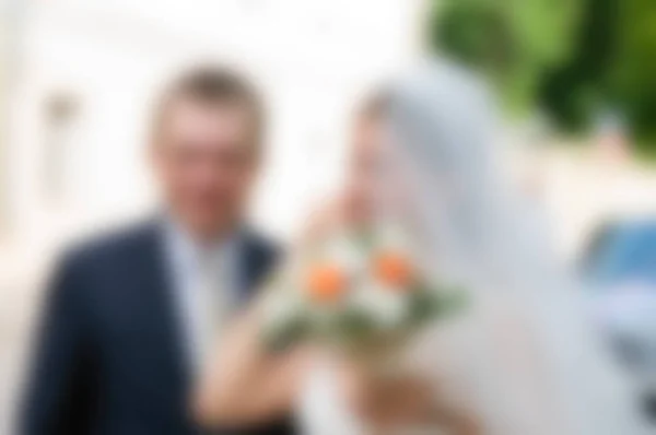 Wedding day theme blur background — Stock Photo, Image