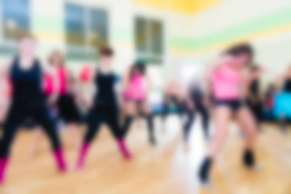 Clase de danza para mujeres fondo borroso —  Fotos de Stock