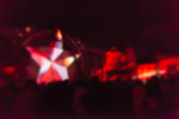 Lichtprojektion Festival Thema verschwimmen Hintergrund — Stockfoto