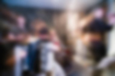 Müzikal grup performans Tema arka plan bulanıklık