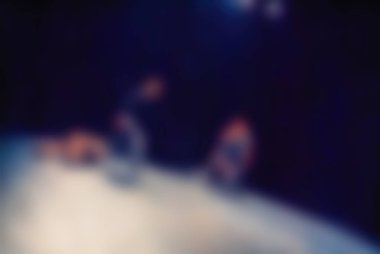 Çağdaş dans performans bokeh arka plan bulanıklık