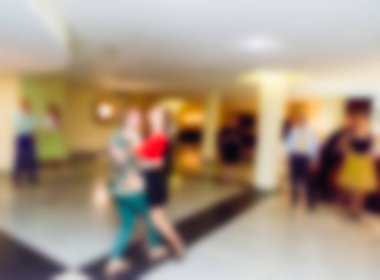 Parti Restoran Tema arka plan bulanıklık