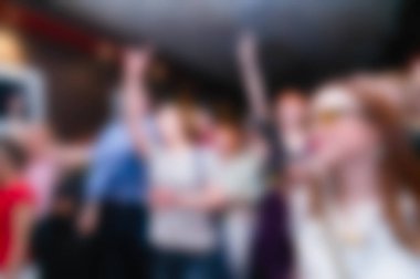 Müzikal grup performans Tema arka plan bulanıklık