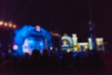 Festival konser göstermek Tema bulanıklık arka plan